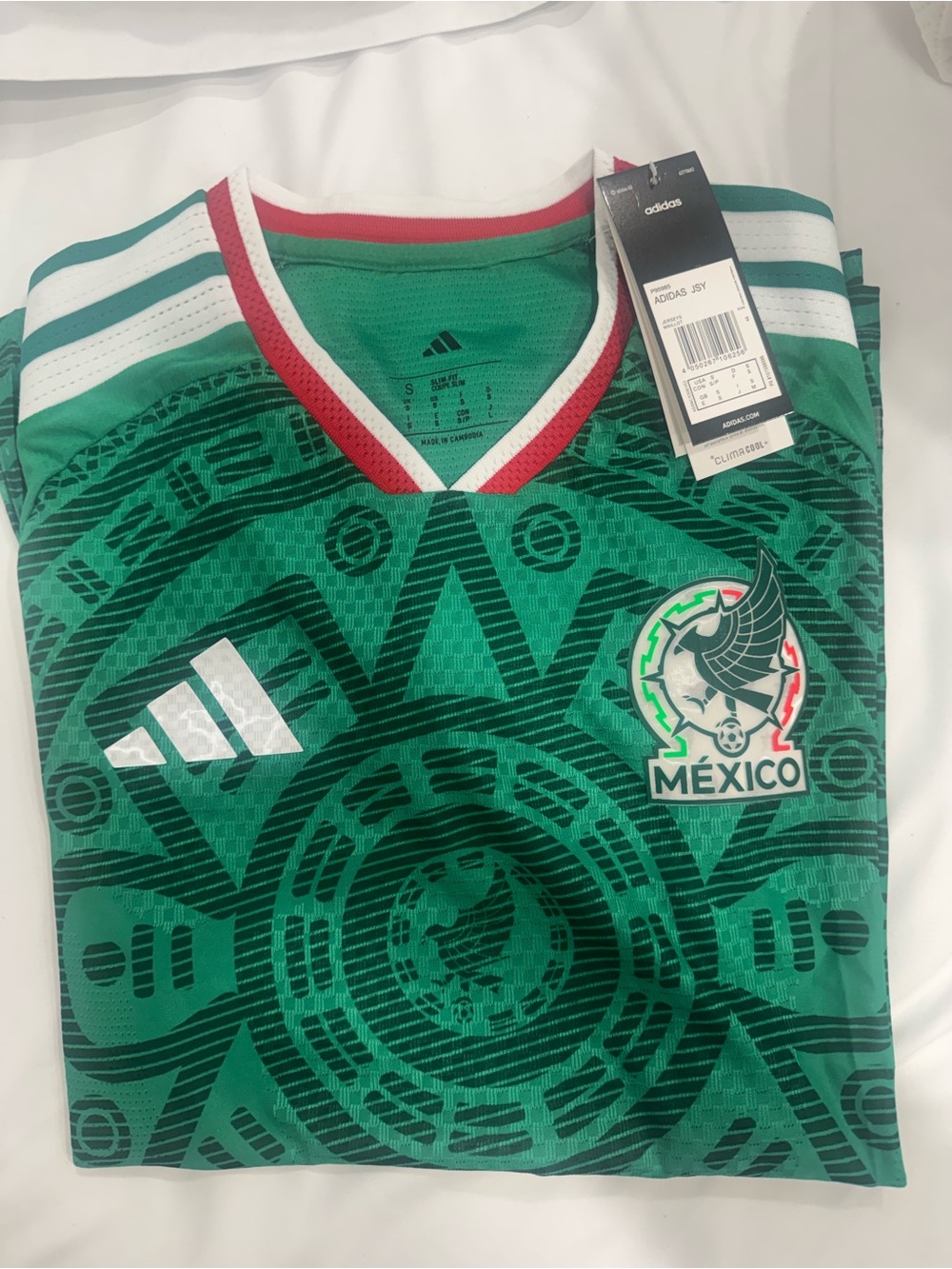 Adidas Mexico Green Red Soccer Jersey| XXL fits like a Men’s Large - Picture 2 of 13